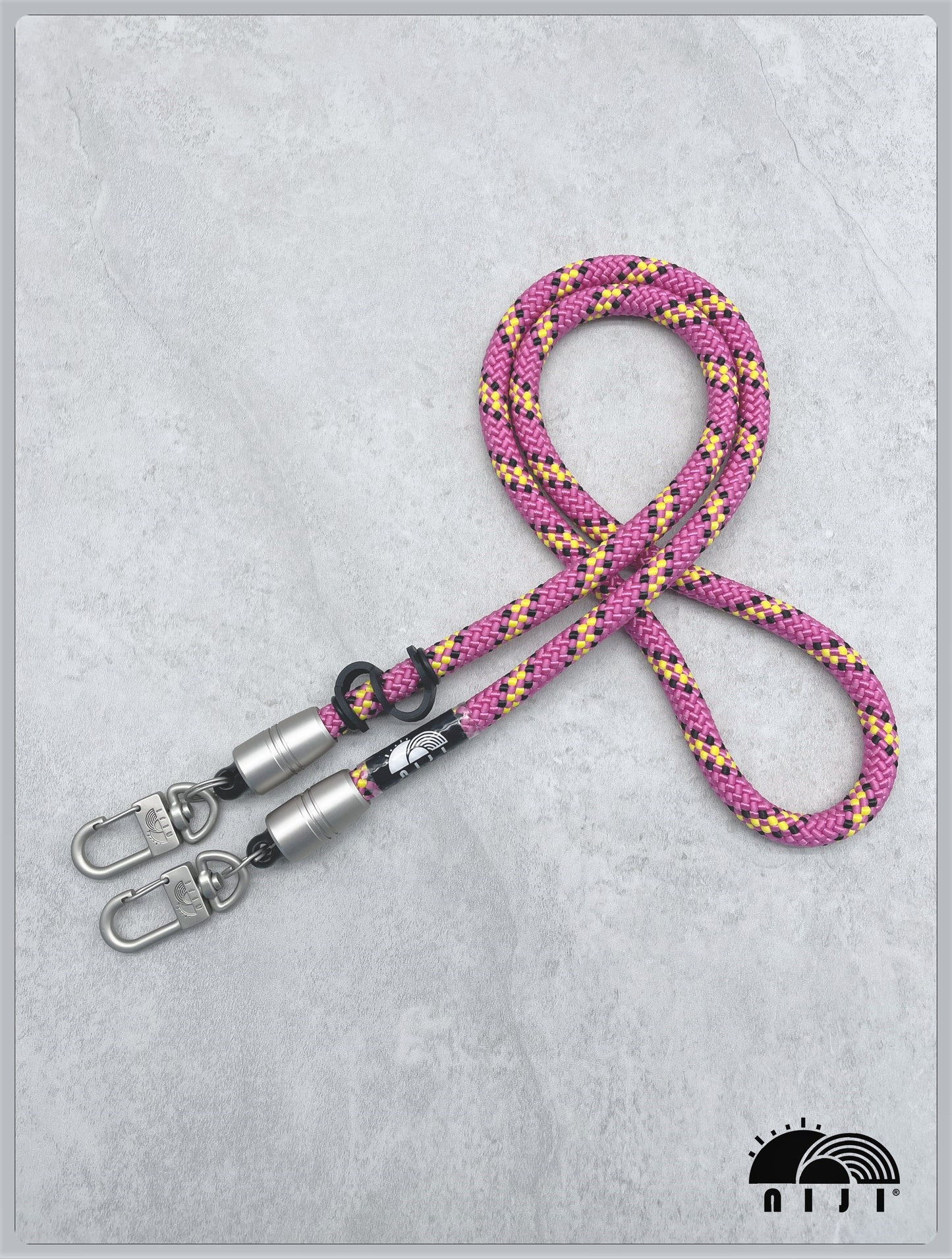 9.5mm pink w yellow & black tracer