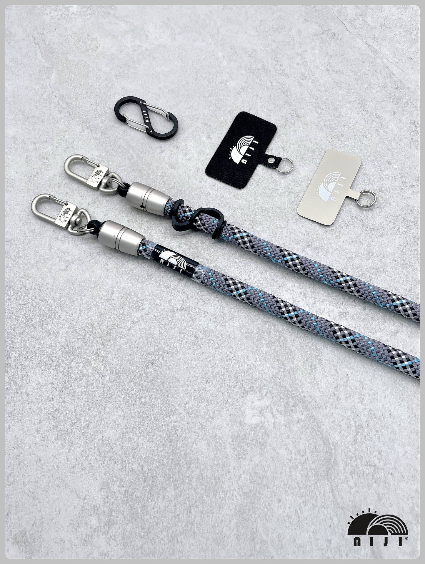 10mm Tartan Grey pattern